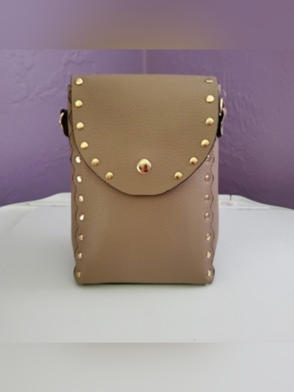 Khaki Crossbody Pouch/Bag